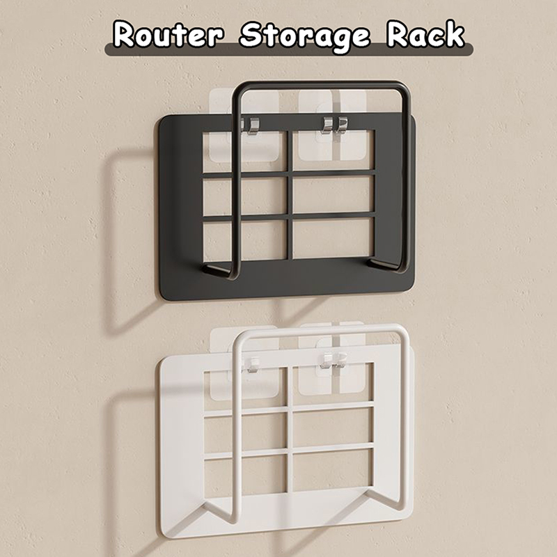 Workshop Tools On Wall - Wall-Mounted Router Set-Top Box Holder No-Drill