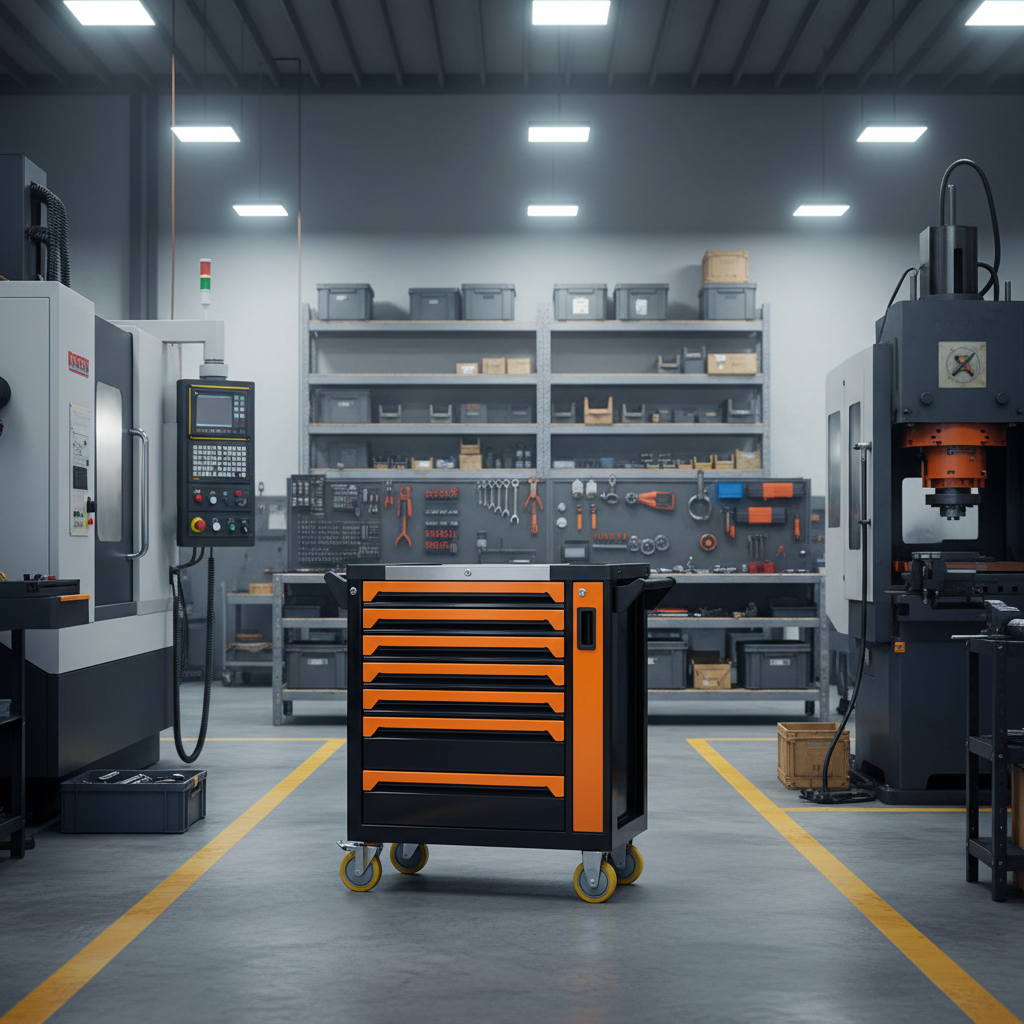 Workshop Tools Store - Mobile Workshop Tool Cabinet 7-Drawer Rolling