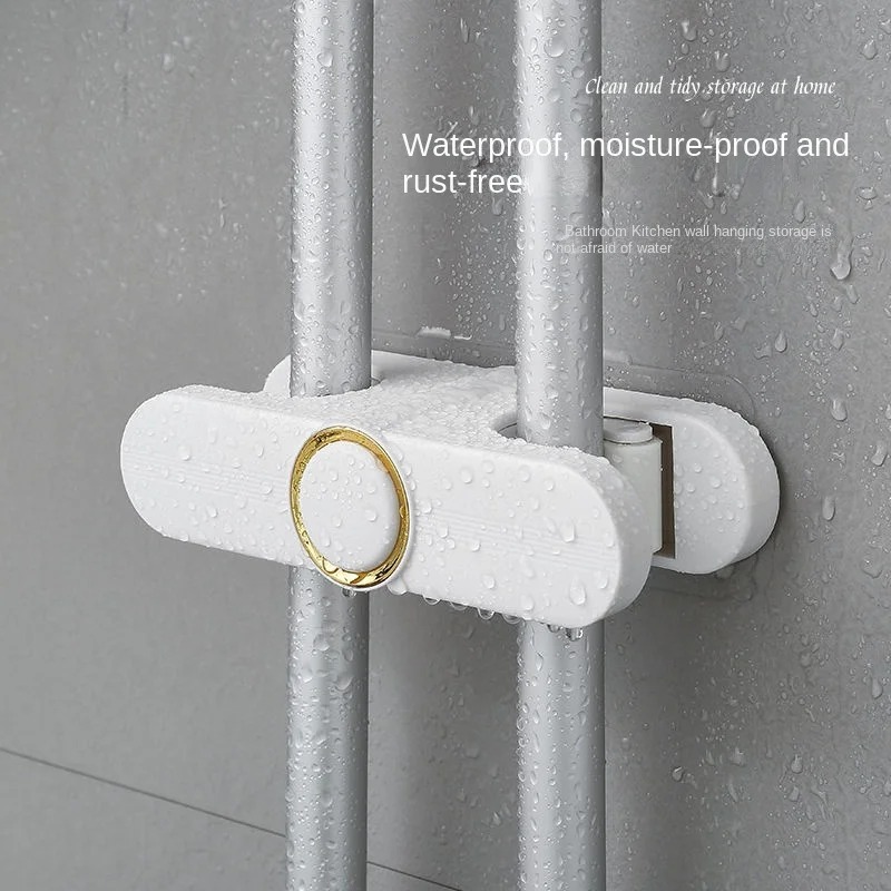 Workshop Tools On Wall - Self-Adhesive Mop Wall Mount Broom Holder