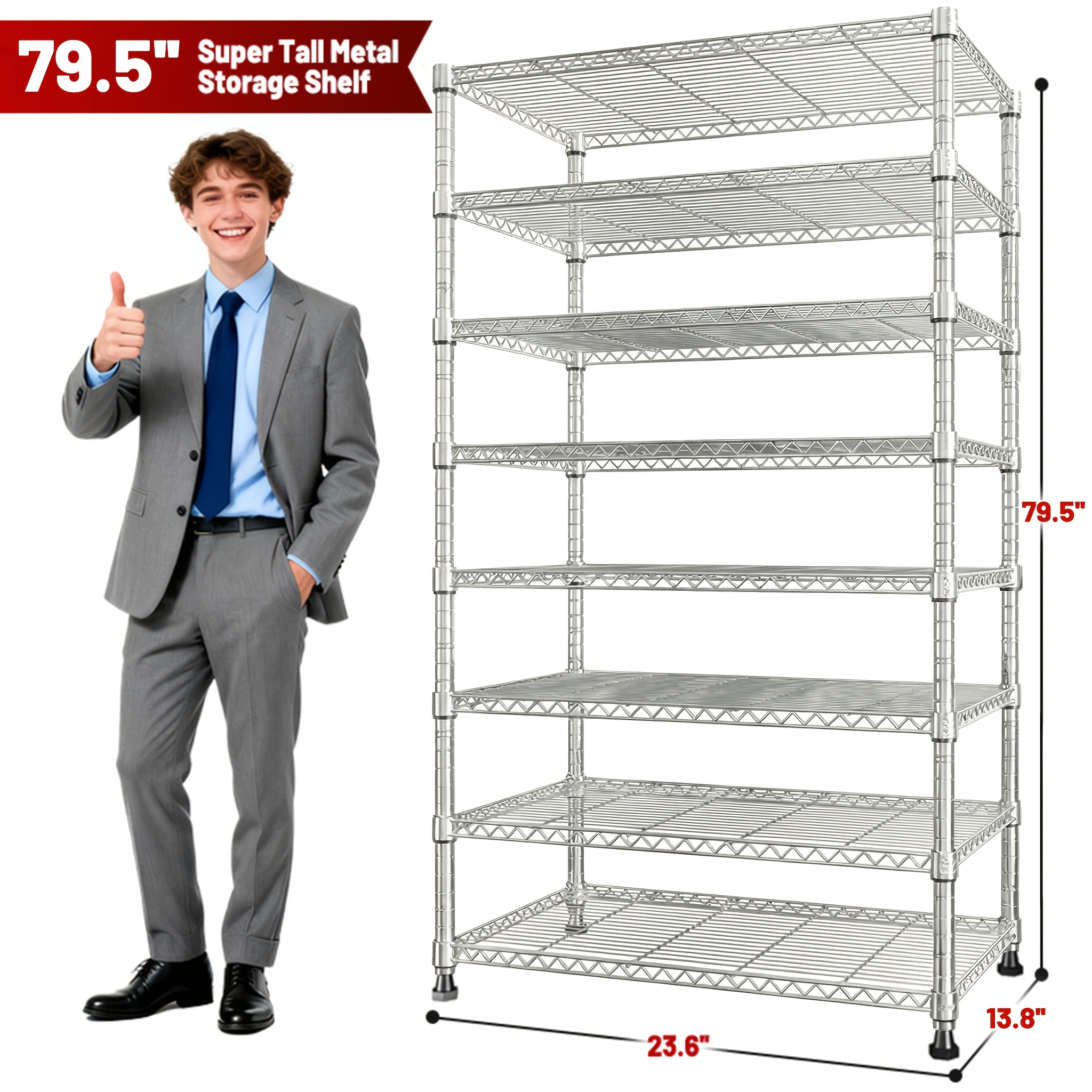 Workshop Tools English - M MZG 8/6/5 Tier Storage Rack