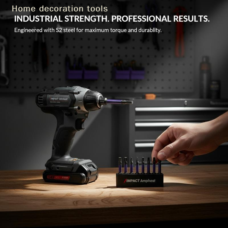 Workshop Tools Center - 10 Piece Magnetic S2 Impact Drill