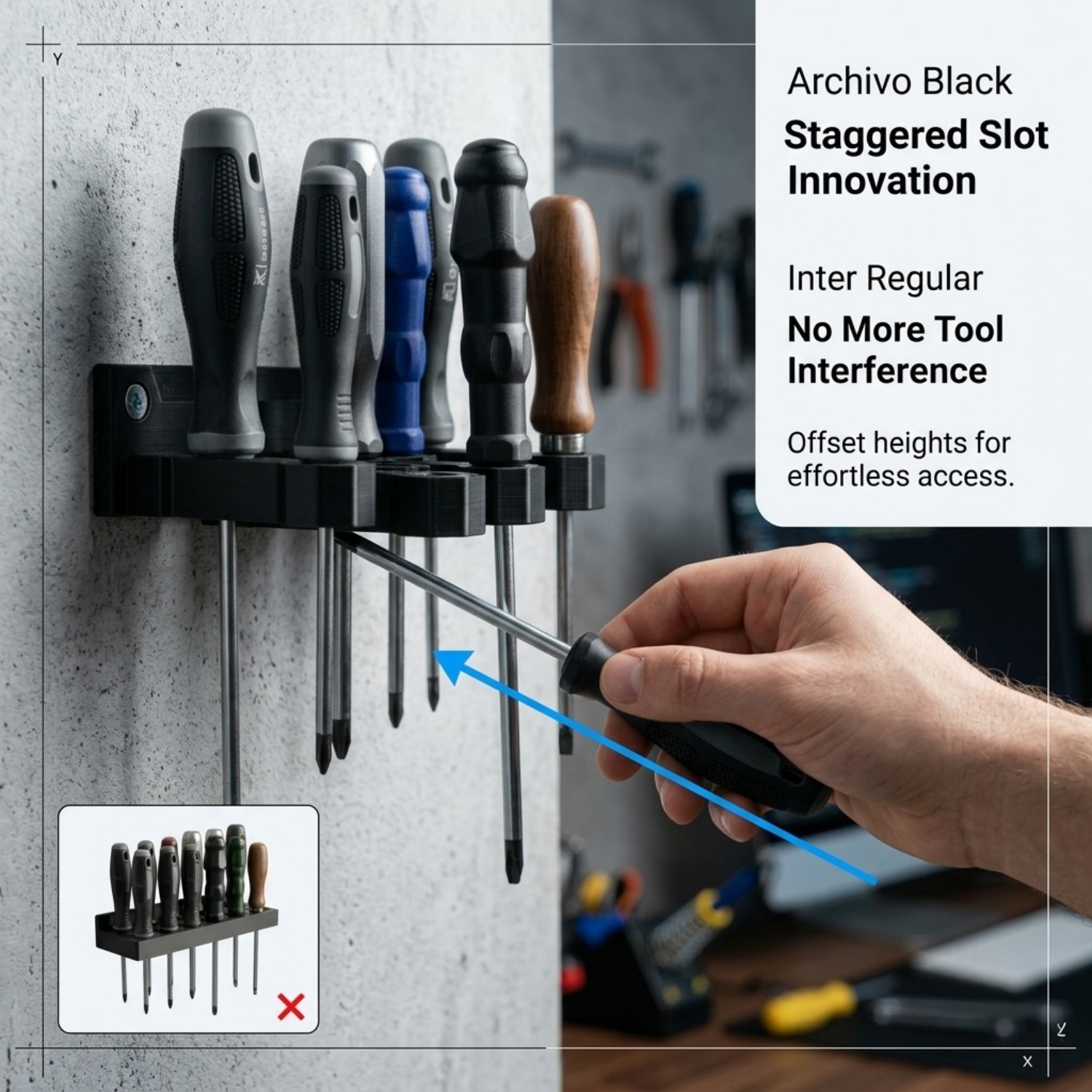 1-Piece Screwdriver Storage Ra - Workshop Tools Store 리뷰 및 가격