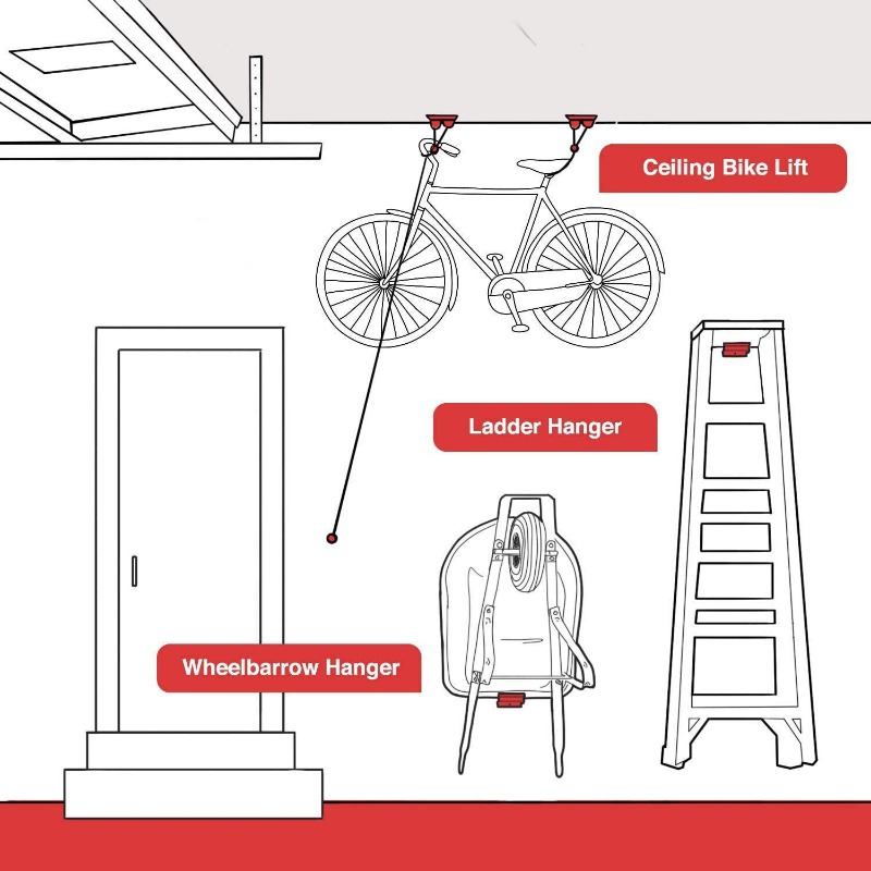 Heavy Duty Ladder Hooks - Wall - Workshop Tools On Wall 리뷰 및 가격