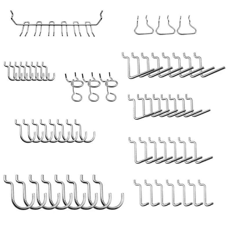 80PCS Pegboard Hooks Assortmen - Workshop Tools Store 리뷰 및 가격