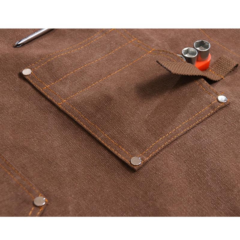 Canvas Apron With Printed Logo - Workshop Tools Logo 리뷰 및 가격