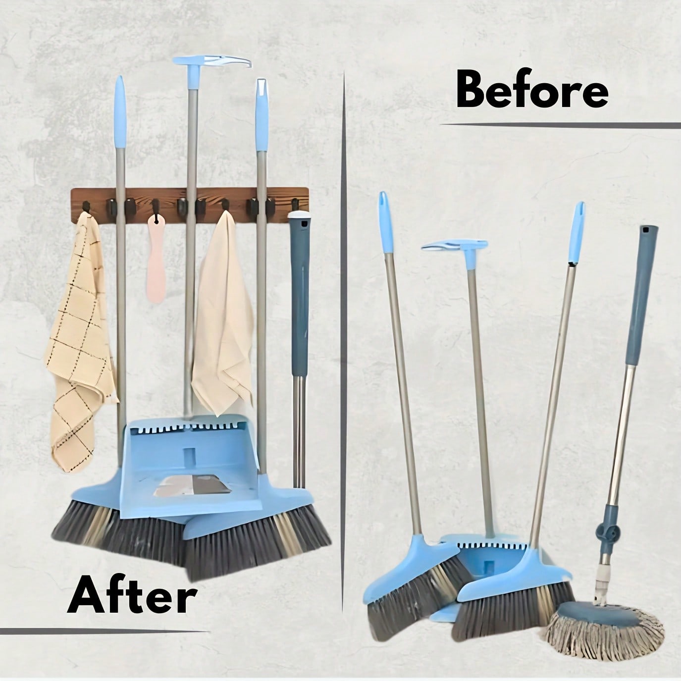 Mop Broom Holder Heavy Duty St - Workshop Tools On Wall 리뷰 및 가격