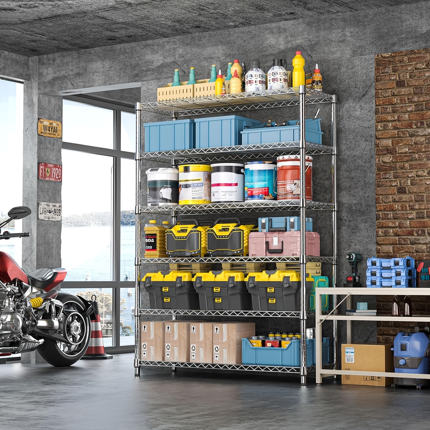 M MZG 8/6/5 Tier Storage Rack  - Workshop Tools English 리뷰 및 가격