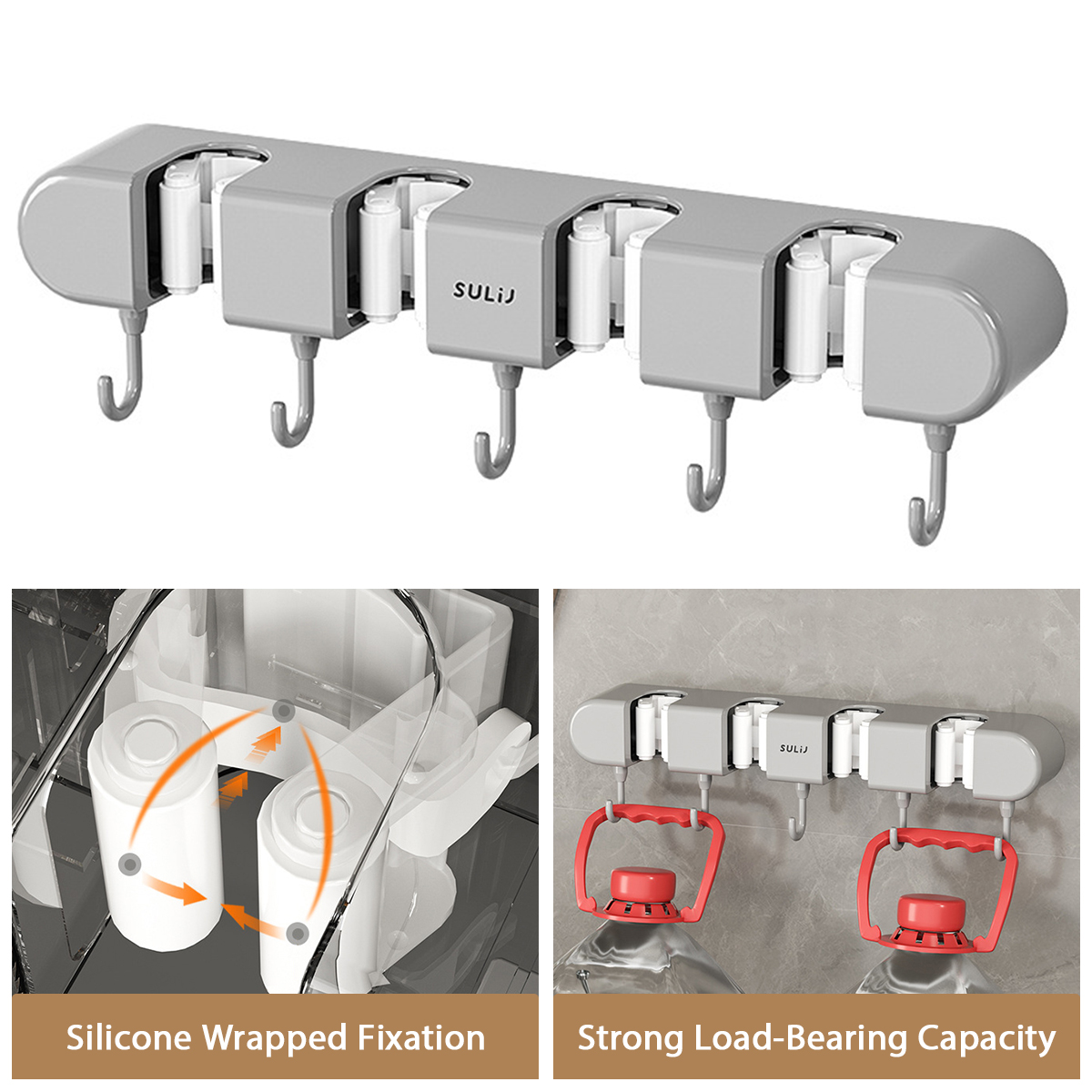 Broom Mop Holder with Hooks Wa - Workshop Tools On Wall 리뷰 및 가격