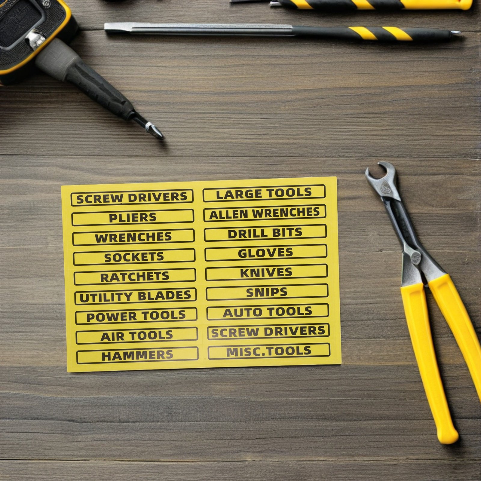 40Pcs Tool Classification Labe - Workshop Tools Classification 리뷰 및 가격