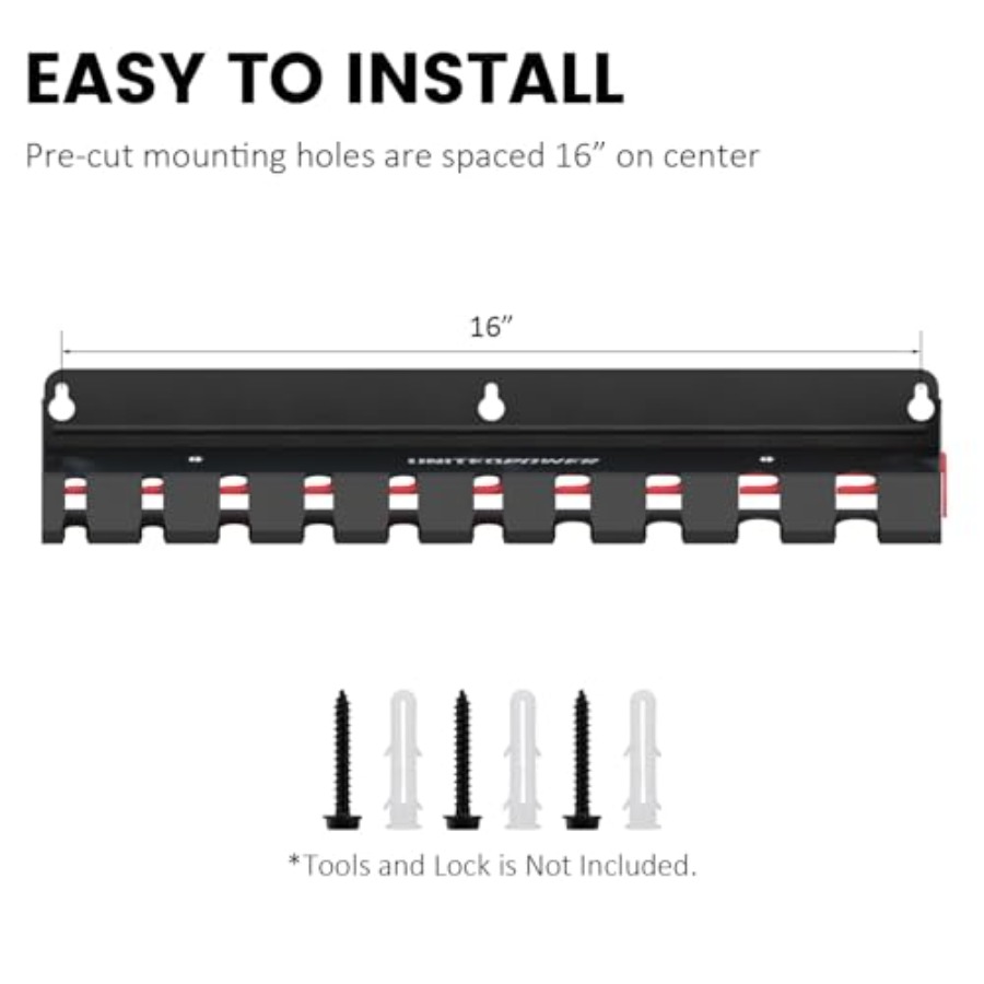 Lockable Wall Mount Storage Ra - Workshop Tools Store 리뷰 및 가격