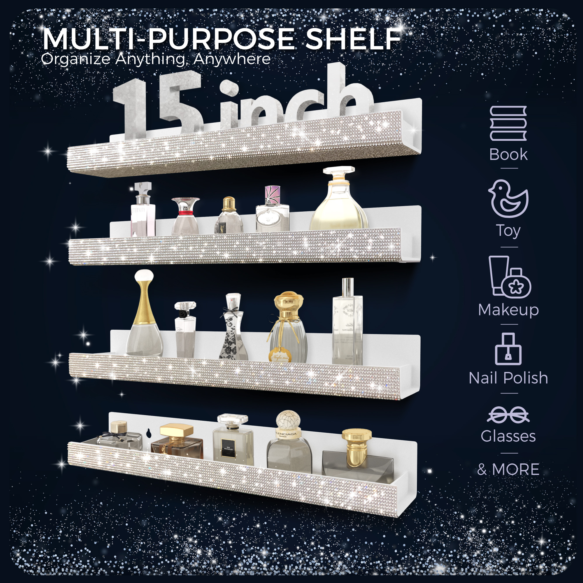 4 Pack 15 Inch Diamond Crystal - Workshop Tools On Wall 리뷰 및 가격