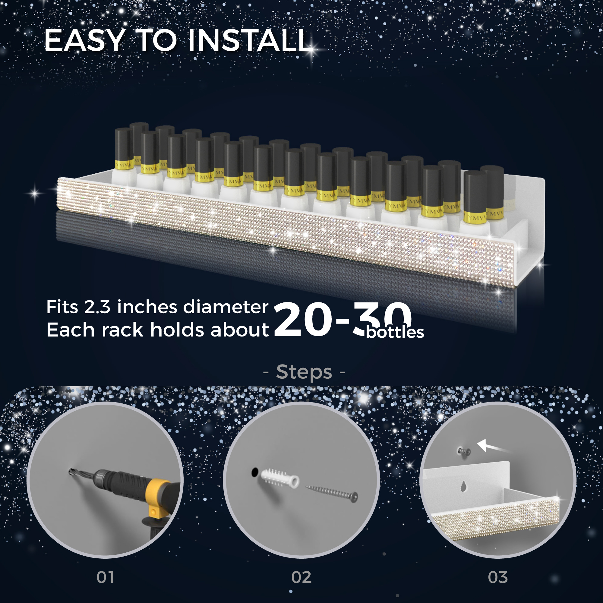 4 Pack 15 Inch Diamond Crystal - Workshop Tools On Wall 리뷰 및 가격