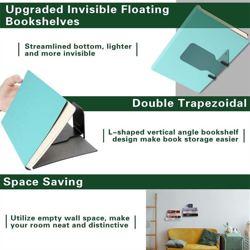 1/2pcFloating Bookshelf Invisi - Workshop Tools On Wall 리뷰 및 가격