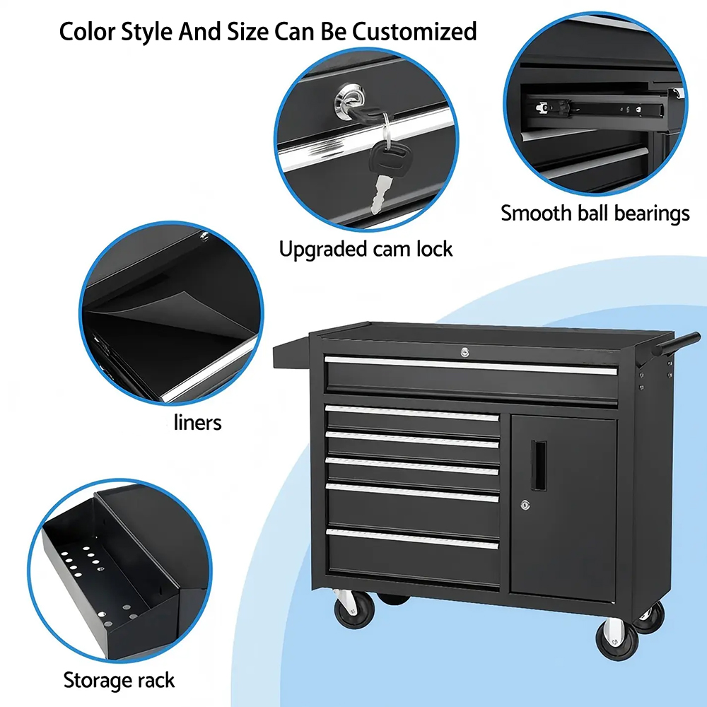 Tool Storage Cabinet 6-Drawer  - Workshop Tools Logo 리뷰 및 가격