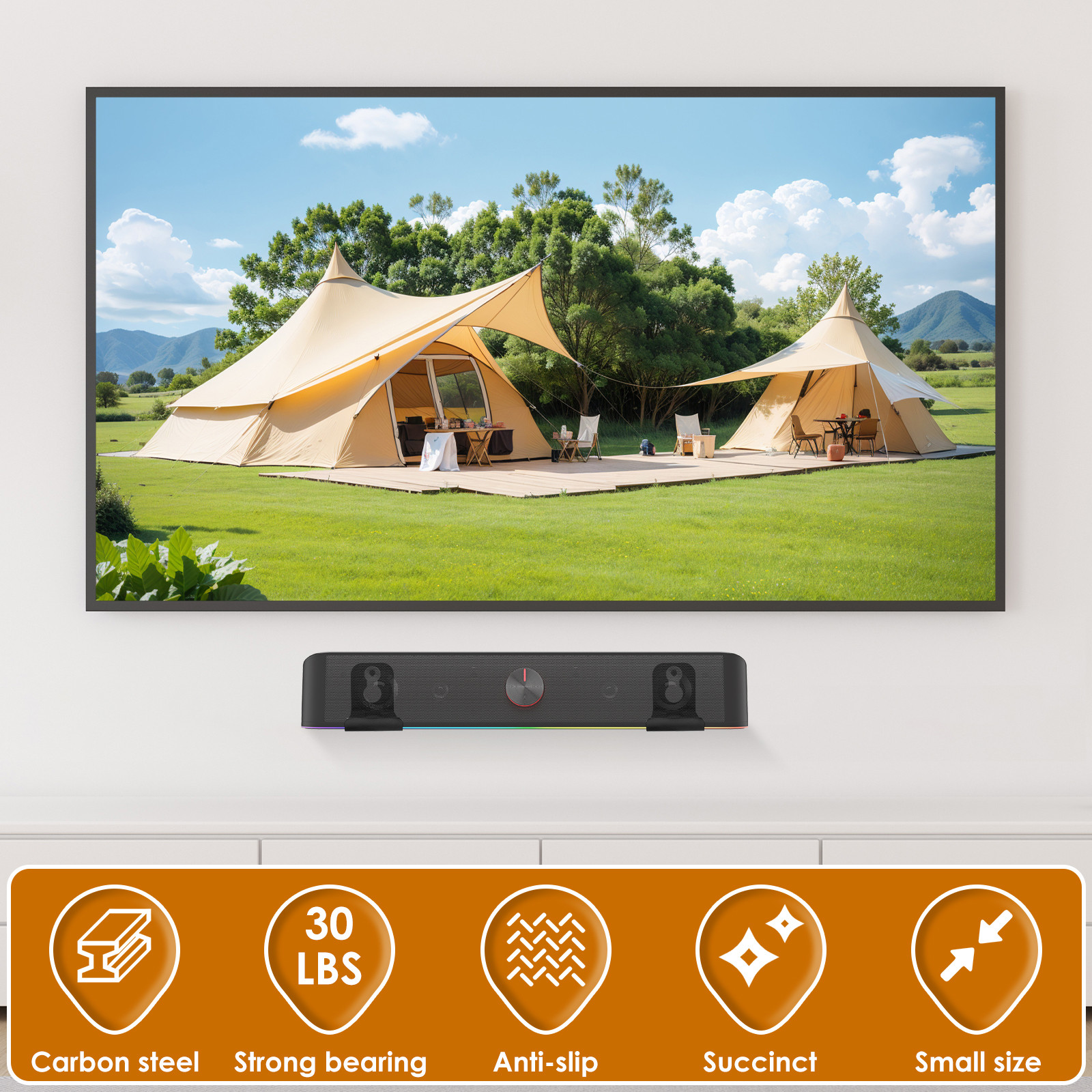 2Pcs Soundbar Speaker Stands W - Workshop Tools On Wall 리뷰 및 가격
