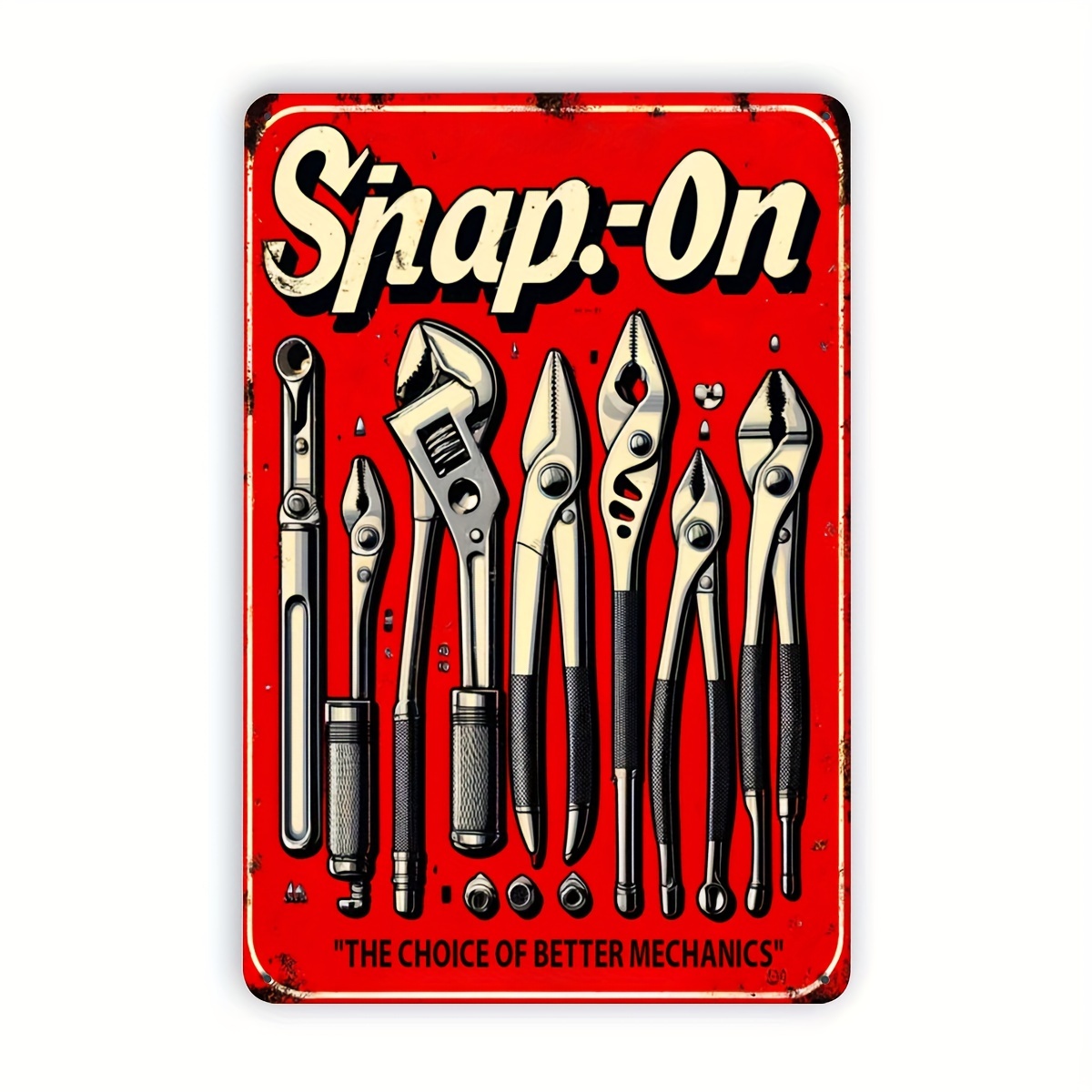 High Definition Tin Sign Vinta - Workshop Tools On Wall 리뷰 및 가격