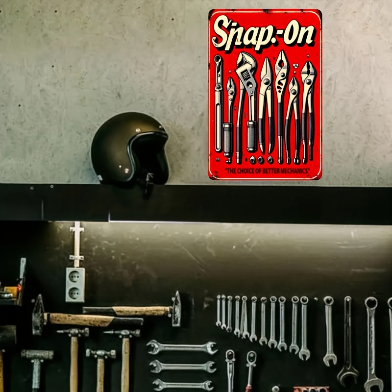 High Definition Tin Sign Vinta - Workshop Tools On Wall 리뷰 및 가격