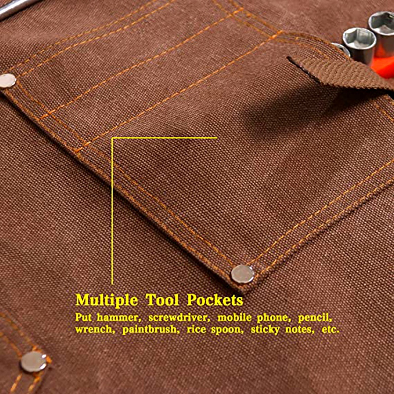 Heavy Duty Canvas Apron Custom - Workshop Tools Logo 리뷰 및 가격