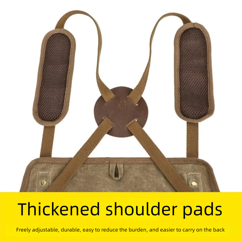 Heavy-Duty Thick Canvas Apron  - Workshop Tools Logo 리뷰 및 가격
